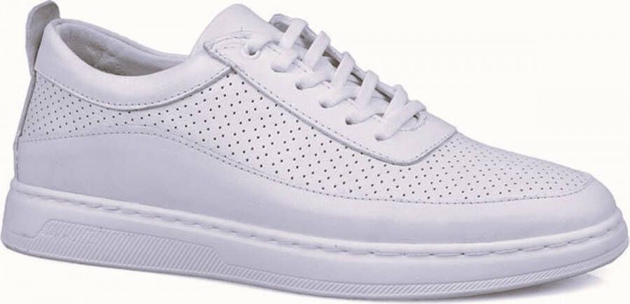 Online Express Schoenen Heren sneakers Sport veterschoenen Mannenschoenen Nette schoenen Casual comfort schoenen 120 Echt leer Wit - Foto 2