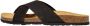 Only Damessandalen Suede Slip On Zwart Dames - Thumbnail 1