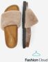 ONLY Moon -3 Fur Sandal Camel - Thumbnail 1