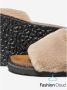 ONLY Moon -3 Fur Sandal Camel - Thumbnail 1