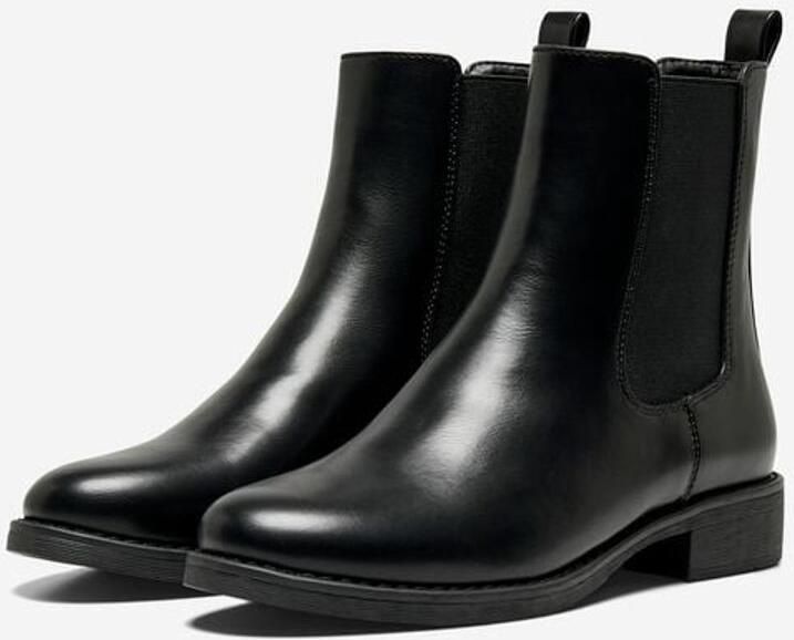 ONLY ONLBIBI-21 PU BASIC BOOT NOOS Dames Laars zwart - Foto 2