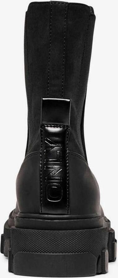 ONLY Onlbluebell-1 chelsea boots met blokhak en profielzool zwart - Foto 9