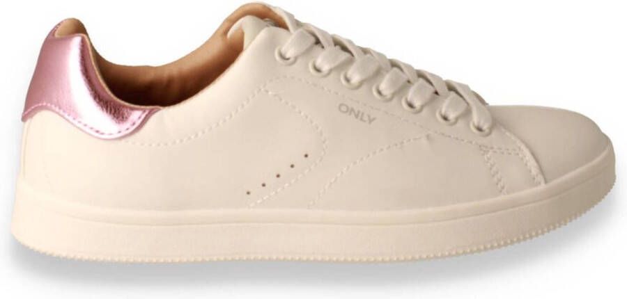 Only Klassieke Witte Lage Sneakers Vrouwen White Dames - Foto 2