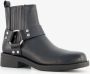 Only Shoes lage dames biker boots zwart - Thumbnail 1