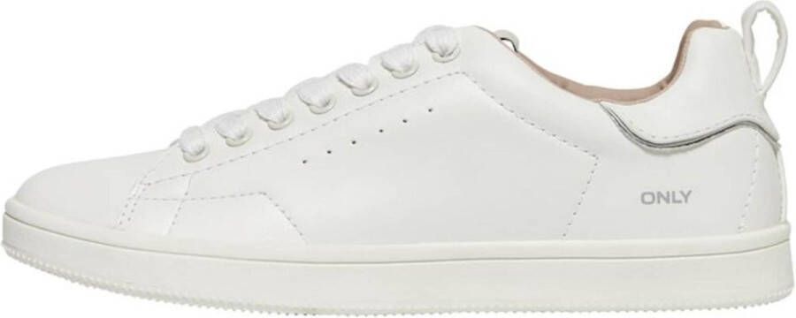 Only Witte Lage Sneakers Vrouwen Shilo White Dames - Foto 2