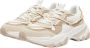 Only Shoes dames dad sneakers beige - Thumbnail 1