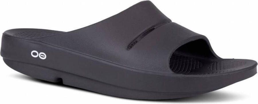 OOfos OOahh Badslippers JR+SR Zwart