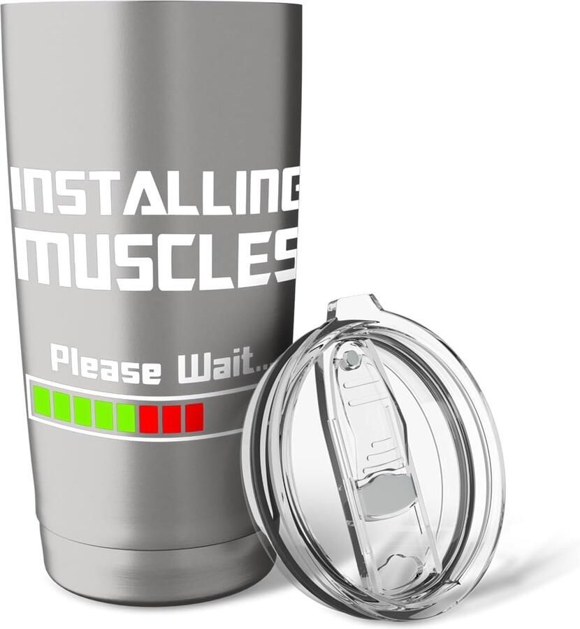 Oplaadbare drinkfles fitness workout dubbelwandige thermobeker