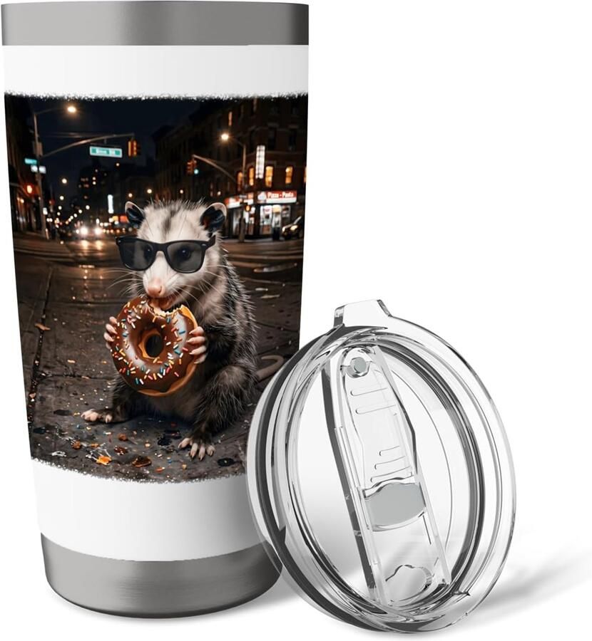 Opossum donut foto mok