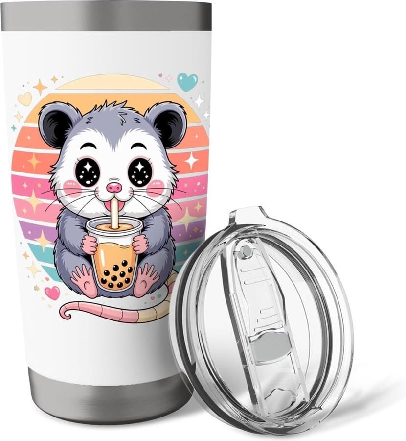 Opossum met Bubble Tea Thermobeker