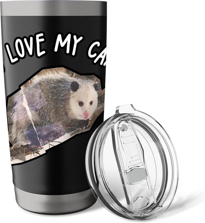 Opossum thermobeker met quote