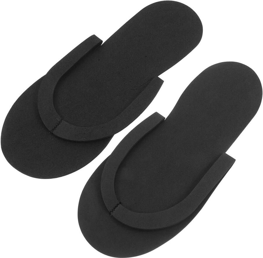Opvouwbare Badslippers Reisslippers Sneldrogend Hotel Spa Gebruik Waterdicht Comfortabel 10.41 x 4.32 inch Wit
