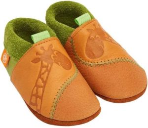 Orangenkinder babyslofjes Giraffe light brown