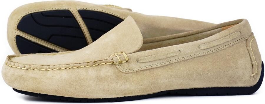 ORCA BAY Silverstone heren mocassin taupe suède