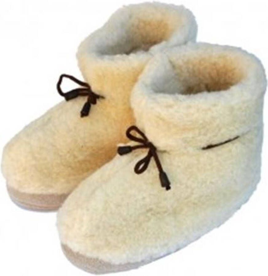 Orsone of Sweden Woolwarmers Unisex Sloffen pantoffels Naturel - Foto 3