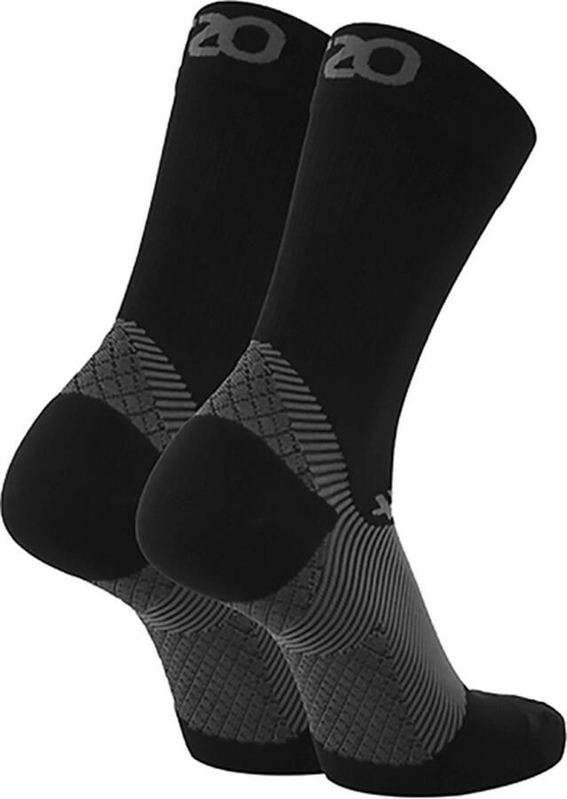 OS1st FS4 fasciitis plantaris compressie sokken maat XL (48+) zwart hielspoor vermoeide voeten pijn onder de voetboog hielpijn ade d vochtregulerend verkoelend naadloos antibacterieel