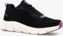 Osaga dames fitnessschoenen zwart paars Uitneembare zool - Thumbnail 1