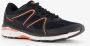Osaga dames hardloopschoenen zwart oranje Uitneembare zool - Thumbnail 1