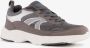 Osaga heren fitnessschoenen grijs wit Uitneembare zool - Thumbnail 1