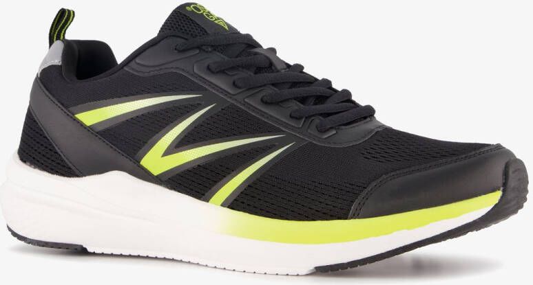 Osaga heren hardloopschoenen zwart geel Uitneembare zool