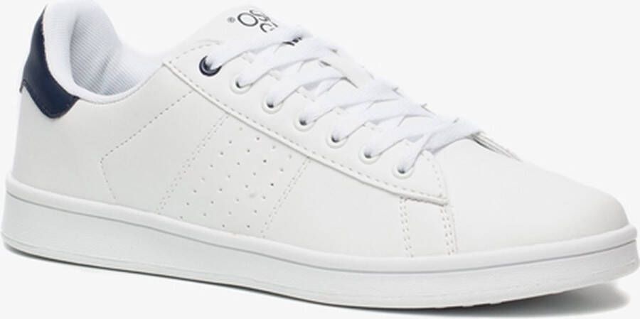 Osaga heren sneakers wit met blauw detail