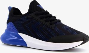 Osaga kinder sneakers met blauwe zool Zwart Uitneembare zool