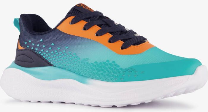 Osaga kinder sportschoenen blauw oranje Uitneembare zool