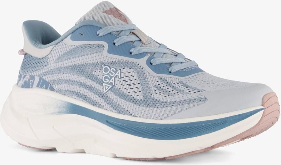 Osaga Apollo dames hardloopschoenen blauw wit Uitneembare zool