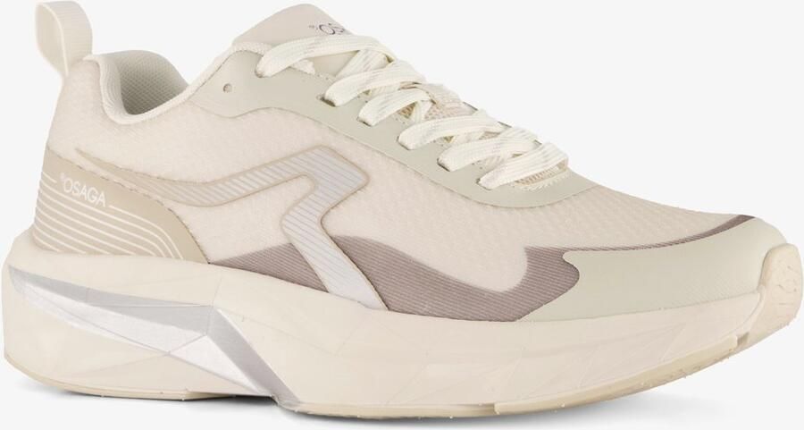 Osaga dames hardloopschoenen beige Uitneembare zool