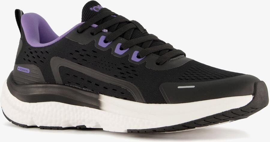 Osaga dames hardloopschoenen zwart paars Uitneembare zool