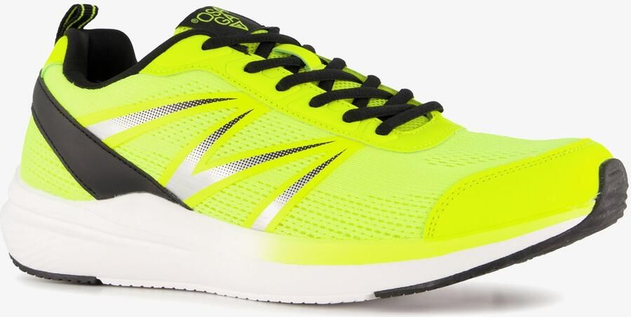 Osaga heren hardloopschoenen geel zwart Uitneembare zool