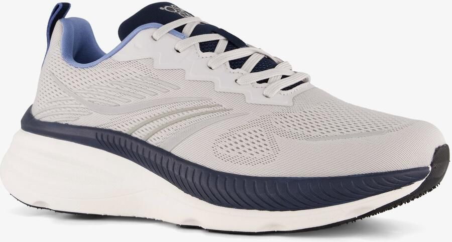 Osaga heren hardloopschoenen grijs blauw Uitneembare zool