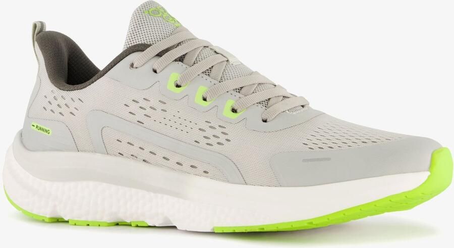 Osaga heren hardloopschoenen grijs groen Uitneembare zool