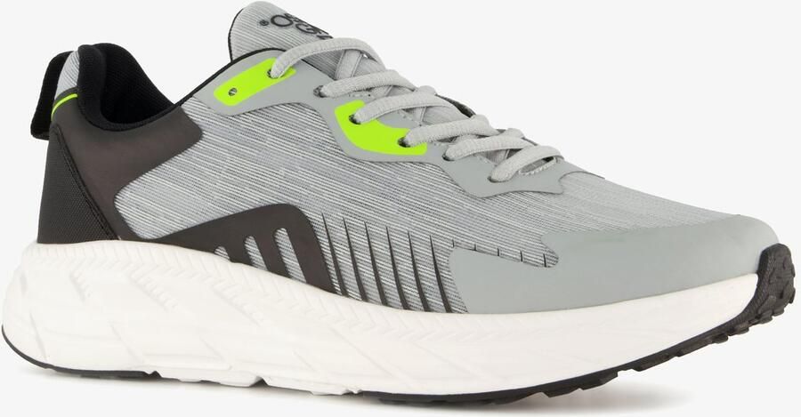 Osaga heren hardloopschoenen grijs Uitneembare zool