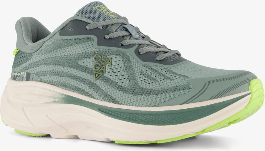 Osaga heren hardloopschoenen groen Uitneembare zool