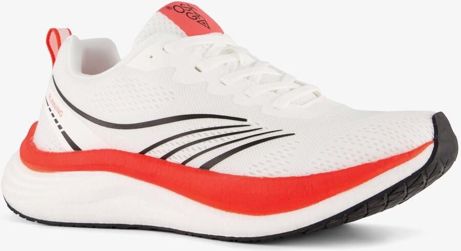 Osaga heren hardloopschoenen wit oranje Uitneembare zool