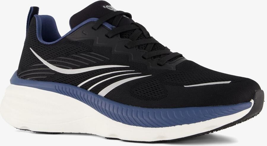 Osaga heren hardloopschoenen zwart Uitneembare zool