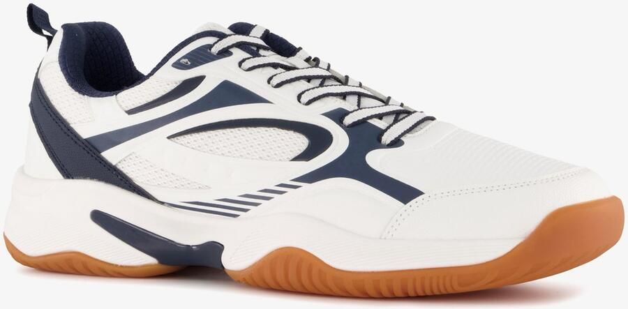 Osaga heren padelschoenen wit blauw Uitneembare zool