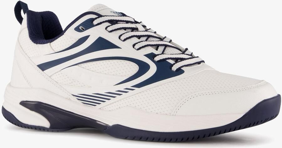 Osaga heren padelschoenen wit blauw Uitneembare zool