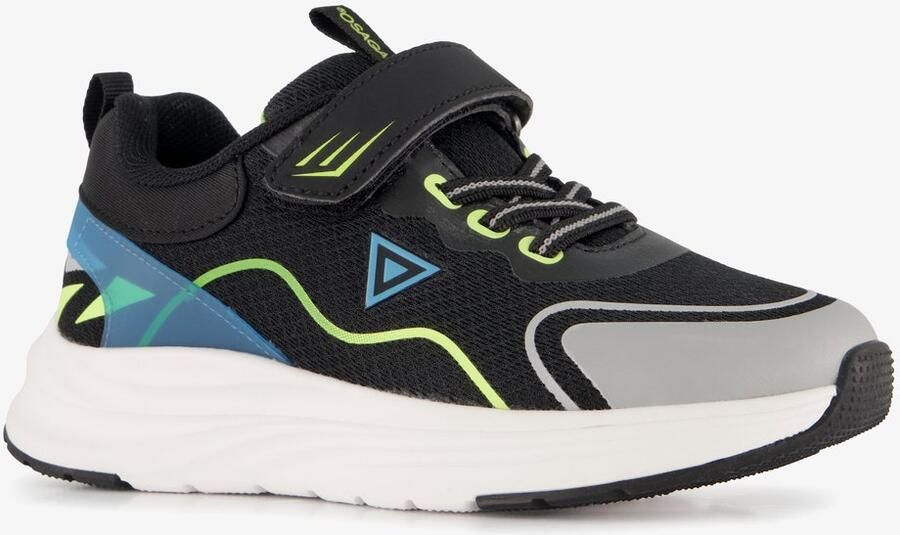Osaga kinder sportschoenen zwart blauw Uitneembare zool