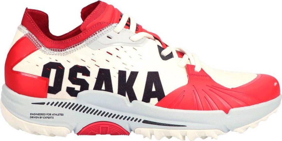 Osaka iDo Dames Sportschoenen Hockey TF (Turf) White Grey Red