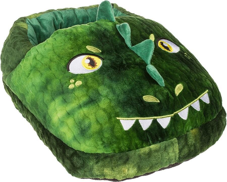 Out of the Blue voetenwarmer groot slof dinosaurus one x dierensloffen