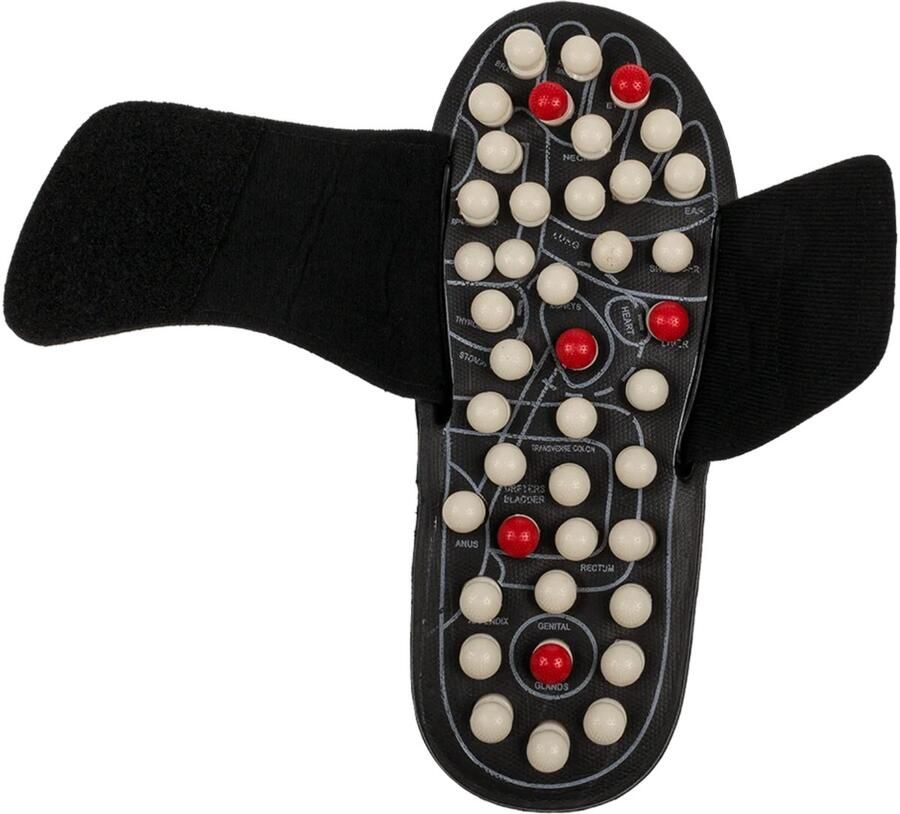 Out of the Blue Voetmassageslippers Reflexologie Maat L (44-45) Met Massageknoppen - Foto 2