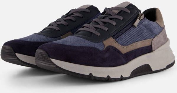 Outfielder James 06 Sneakers blauw Suede