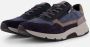 Outfielder James 06 Sneakers blauw Suede - Thumbnail 1