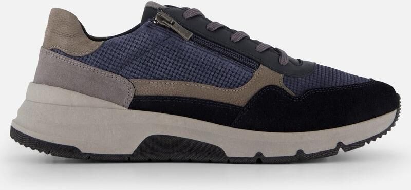 Outfielder James 06 Sneakers blauw Suede