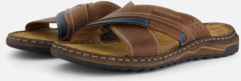 Outfielder Slippers Cognac bruin Leer