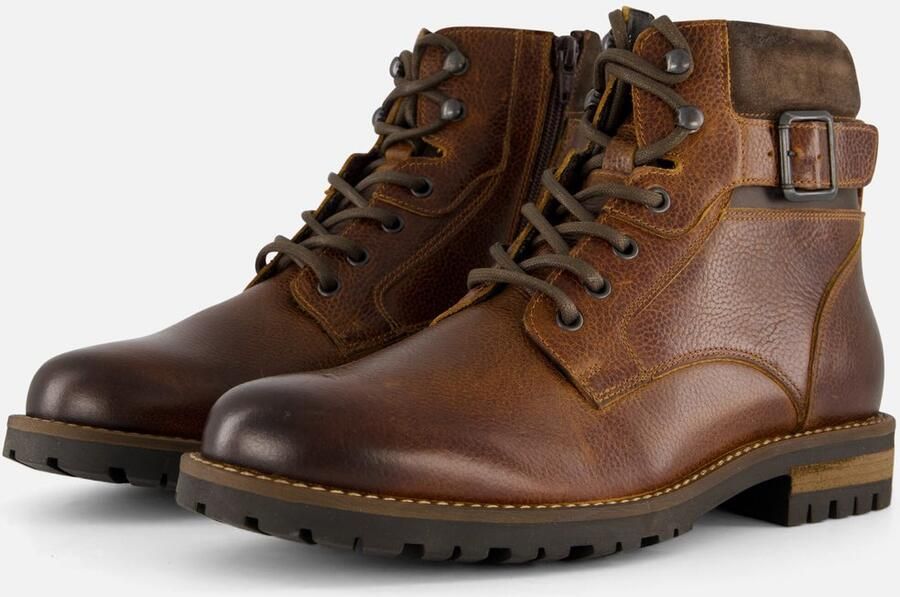 Outfielder Veterboots cognac Leer Heren - Foto 4