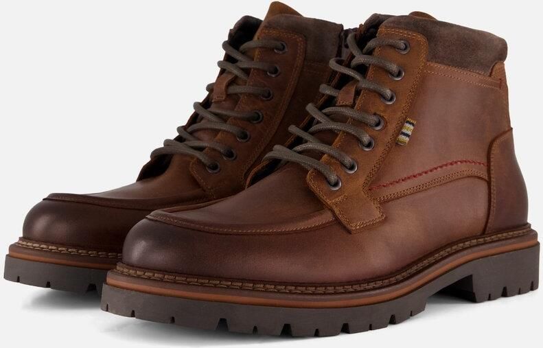 Outfielder Veterboots cognac Leer Heren