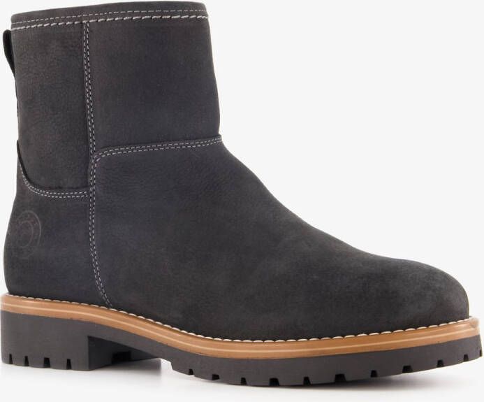 Output leren dames boots zwart